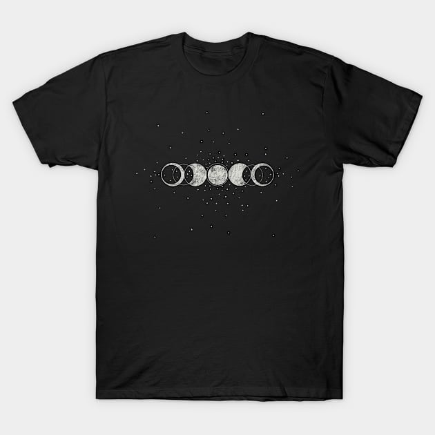 Moon phases T-Shirt by MugDesignStore